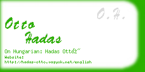 otto hadas business card